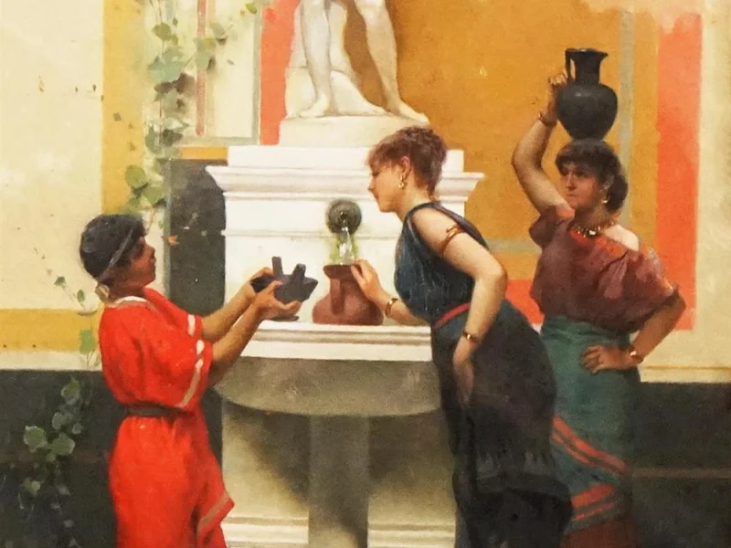 1831-Paolo Mei - Presso la fontana